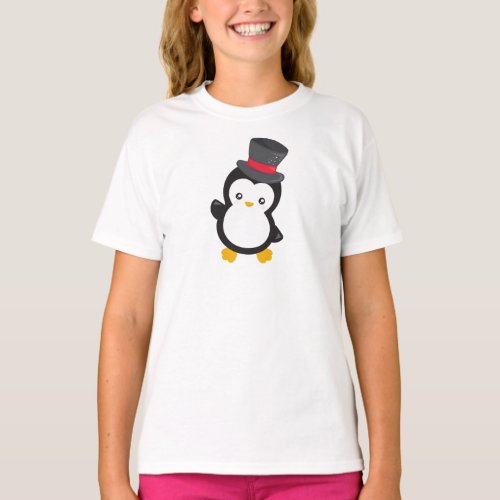 Cute Penguin Little Penguin Top Hat