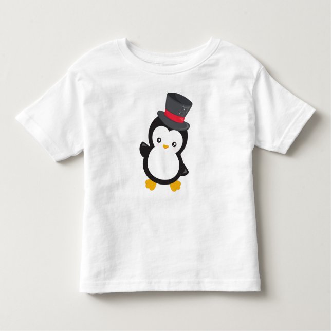 Cute Penguin, Little Penguin, Top Hat (Front)