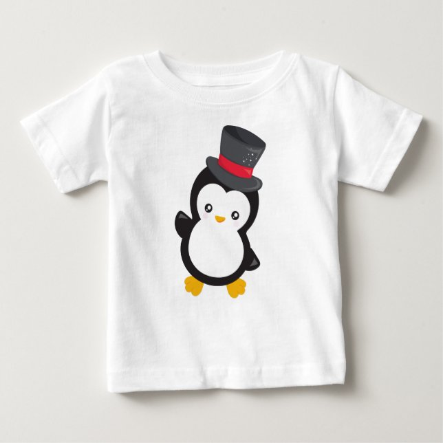 Cute Penguin, Little Penguin, Top Hat (Front)