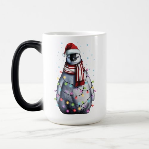 Cute Penguin Lover Funny Christmas Holiday Gift Magic Mug
