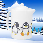 cute penguin lovers animal teapot<br><div class="desc">cute penguin lovers animal teapot</div>