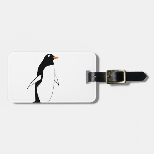 Cute Penguin Luggage Tag