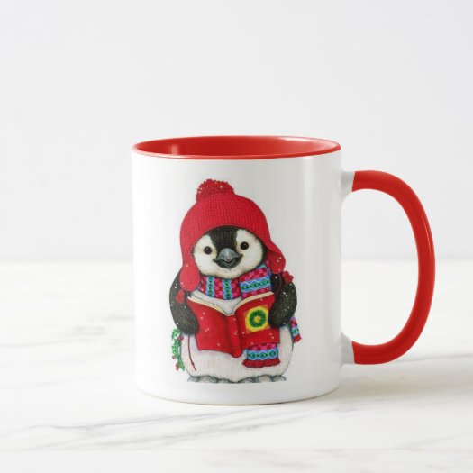 Cute Penguin Merry Christmas Holiday
