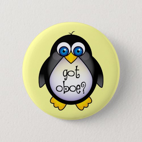 Cute Penguin Music Got Oboe Button