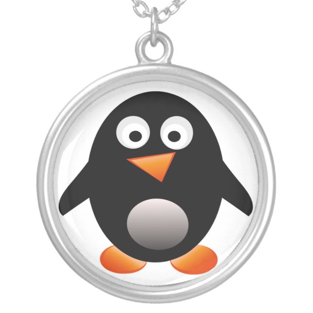 Cute Penguin Necklace (Front)