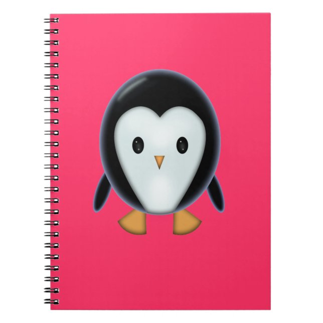 Cute Penguin Notebook (Front)