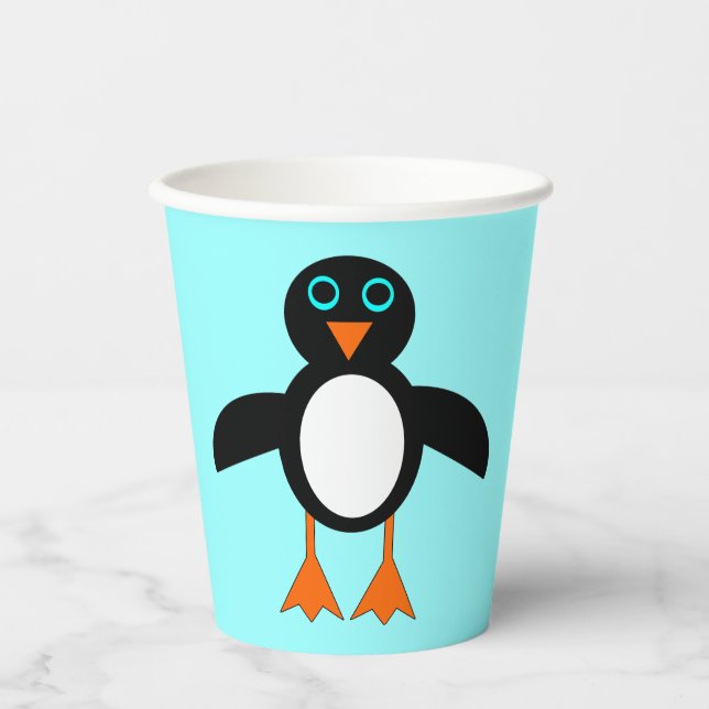 Cute Penguin Paper Cups (Front)