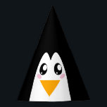 Cute Penguin Party Hat<br><div class="desc">Cute Penguin Party Hat, bird, happy birthday</div>