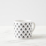 Cute Penguin Pattern Espresso Cup at Zazzle