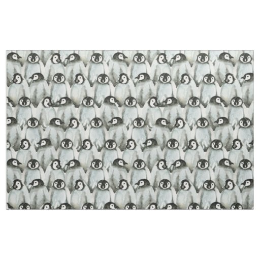 Cute Penguin Pattern Fabric