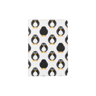 Cute Penguin Pattern Passport Holder