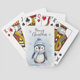 "Cute Penguin" Poker Cards