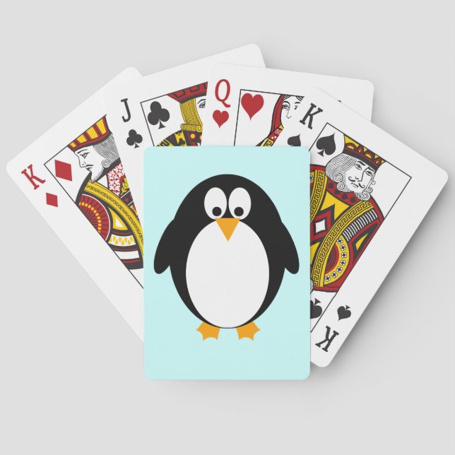 Cute Penguin Poker Cards (Back)