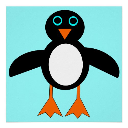 Cute Penguin Poster