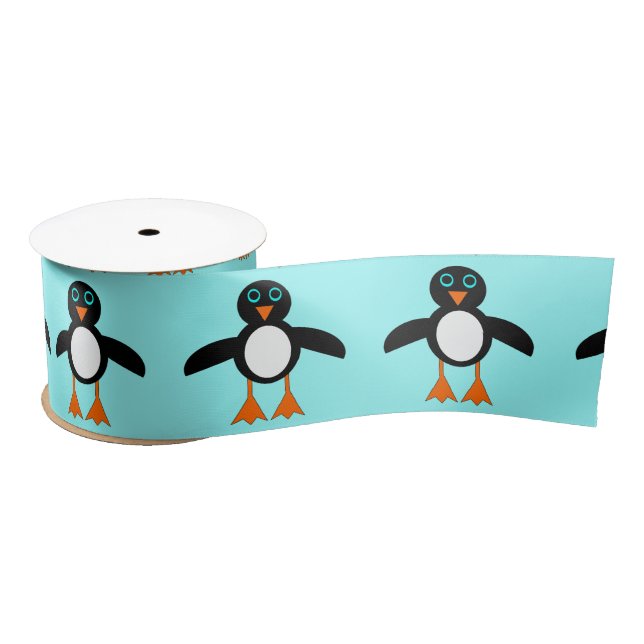 Cute Penguin Ribbon (Spool)