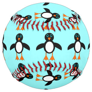Cute Penguin Softball