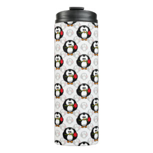 Cute Penguin Surface Pattern Design Print Thermal Tumbler