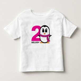 Cute penguin T-Shirt for Girl's birthday