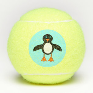 Cute Penguin Tennis Balls