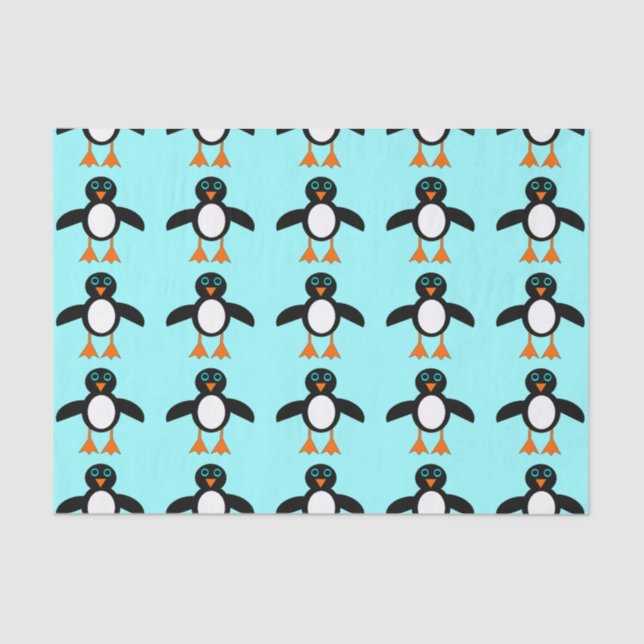 Cute Penguin Tissue Paper (Front)