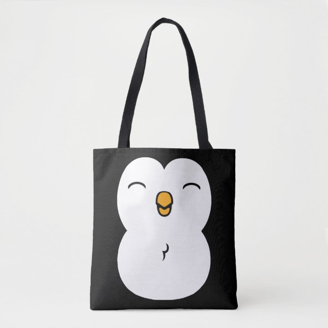 Cute Penguin Tote Bag (Front)