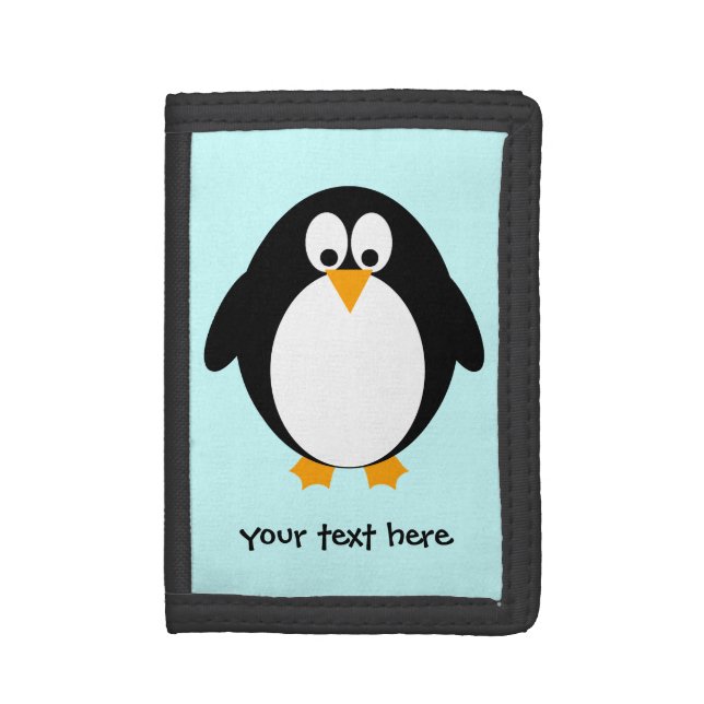Cute Penguin Tri-fold Wallet (Front Vertical)