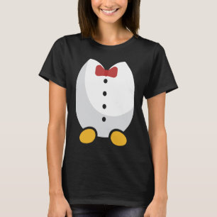 Cute Penguin Tuxedo Halloween Party Costume Idea T-Shirt