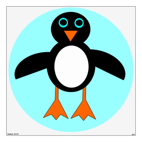 Cute Penguin Wall Decal