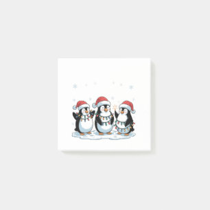 Cute Penguin Wearing Santa Hat Xmas Penguin Lover Post-it Notes