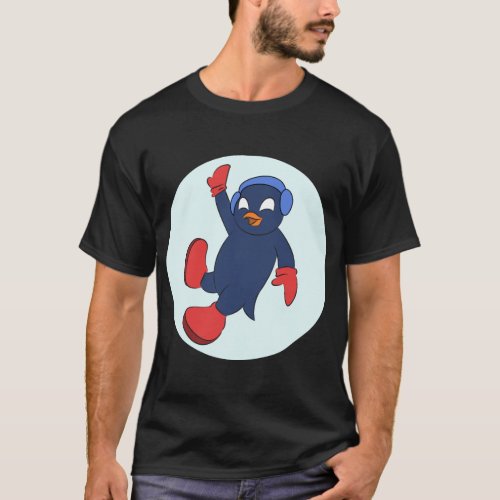  Cute_penguin_with_headset_illustration_23725254_1 T_Shirt