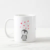 Handmade Penguin Ceramic Cute Espresso Cup Personalized Gift Friendship  Gift Customizable Product Birthday Anniversary Coffee Cup 