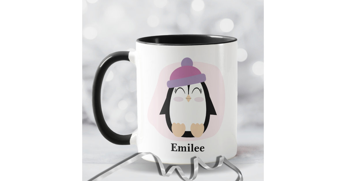 https://rlv.zcache.com/cute_penguin_with_pink_purple_hat_christmas_mug-r_8ars59_630.jpg?view_padding=%5B285%2C0%2C285%2C0%5D