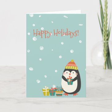 Cute Penguin with Presents | Christmas