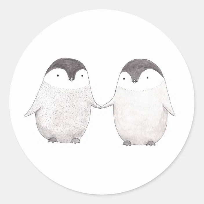 Happy Penguin Acrylic Charm