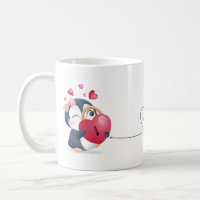 Cute Penguins Customized Coffee Mug