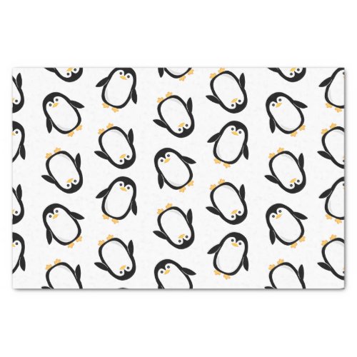 Cute Penguins Pattern Tissue Paper