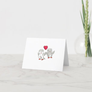 Cute Penguins Thank You Card