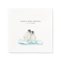 Cute Penguins Winter Arctic  Napkins