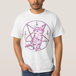 Cute Pentagram & Kitten T-Shirt
