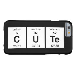 CUTe Periodic Table Barely There iPhone 6 Case