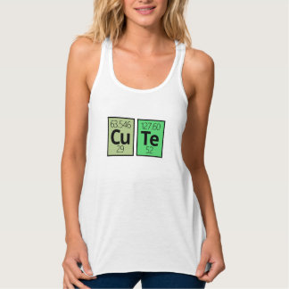 Cute Periodic Table Element Symbols Tank Top