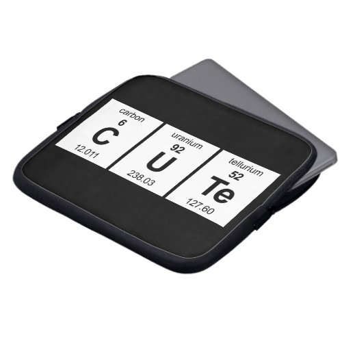 CUTe Periodic Table Laptop Sleeve