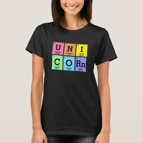 Cute Periodic Table of Elements T_Shirt