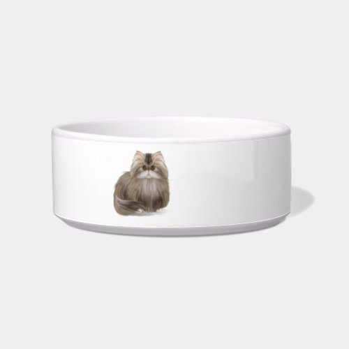 Cute Persian Kitty Pet Bowl