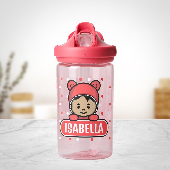 Cute Personalized Baby Water Bottle for Girl (Creator Uploaded)