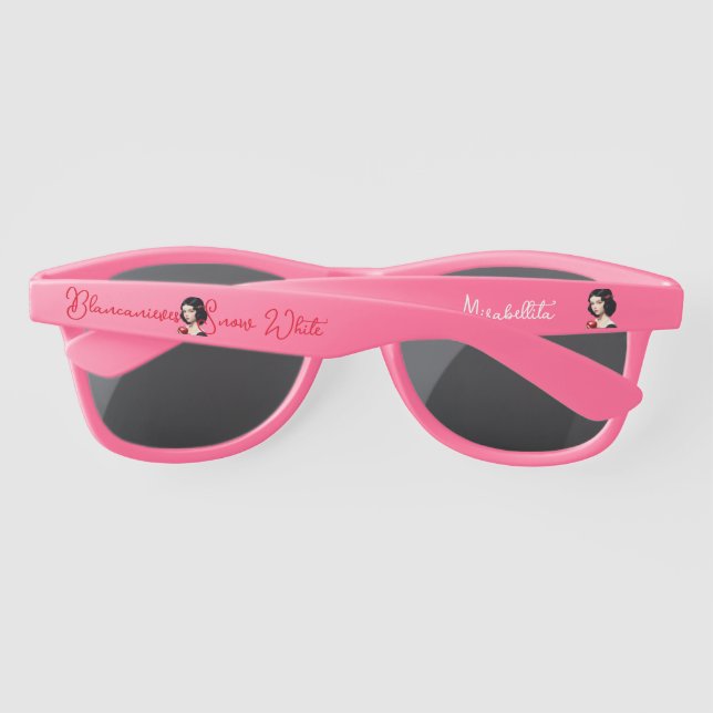 Cute Personalized Blancanieves /Snow White  Sunglasses (Back)