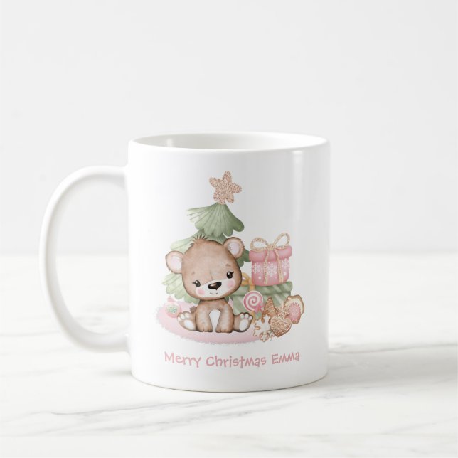 Cute Personalized Christmas Mug  (Left)