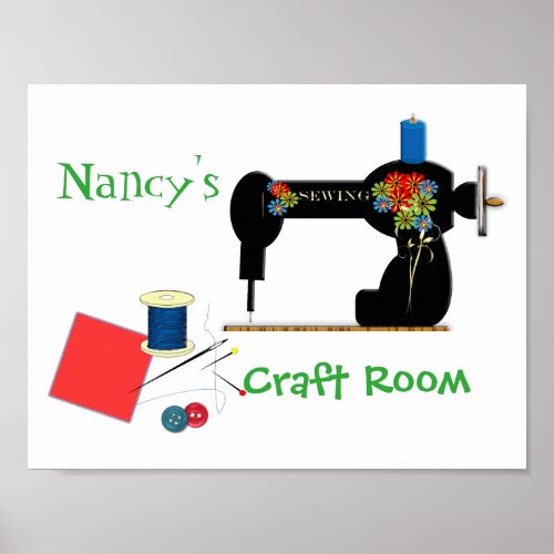 Cute Personalized Craft Room Sign