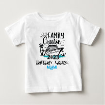 Cute Personalized Cruise Ship Family Trip Sunset T