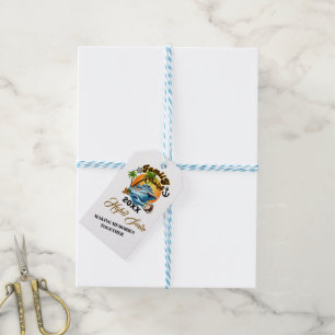 Cute Personalized Cruise Ship Family Trip Sunset T Gift Tags